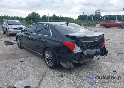 2017 Genesis G90 3.3T Premium из США, поврежденный, VIN KMHG34JA3HU027732